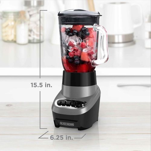  BLACK+DECKER BLACK + DECKER PowerCrush Multi-Function Blender 700 watts with Quadpro blades