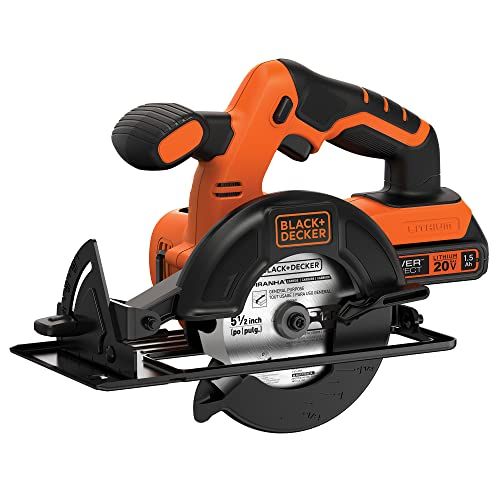  BLACK+DECKER 20V MAX* POWERCONNECT 5-1/2 in. Cordless Circular Saw (BDCCS20C)