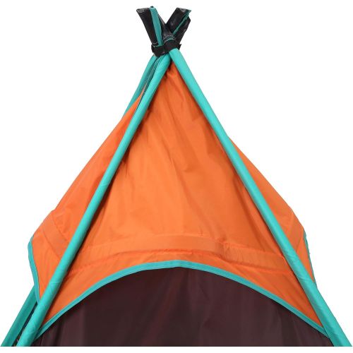  BLACKDEER Teepee Tent Sleeps 4 Person Perfect for Camping for Family and Friends 4 Season Waterproof Design with Fast Easy Set Up Great for Festivals, Beach, and Outdoor Events