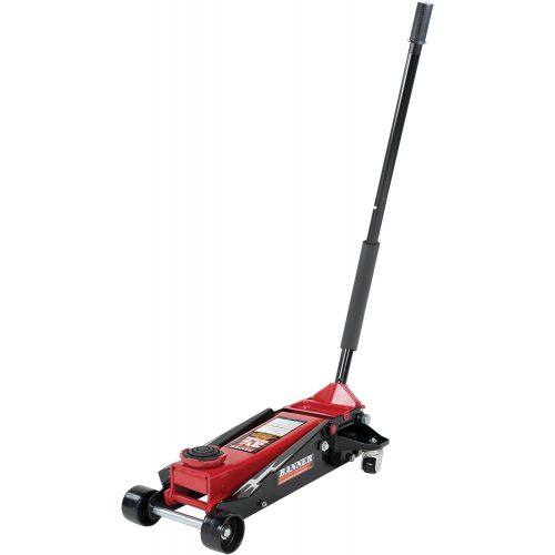  Blackhawk B6350 Black/Red Fast Lift Service Jack - 3.5 Ton Capacity