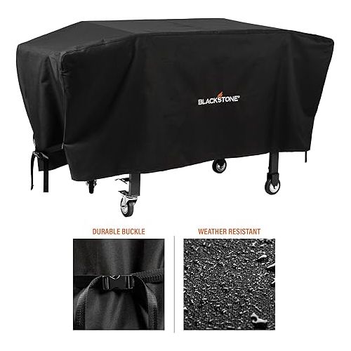  Blackstone 1528 600D Polyester Heavy Duty Flat top Gas Grill Cover, Water Resistant Exclusively Fits 36
