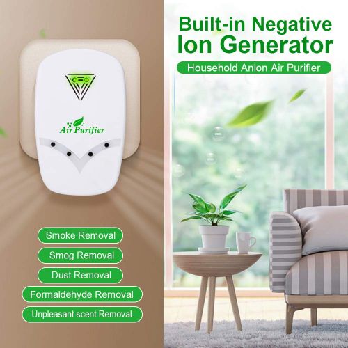  BLANDSTRS Air Purifier for Home, Bedroom or Office to Remove Smoke Odor and Pet Smell, Cigarette Odor and General Odor Eliminator, Travel-Size Smoke Purifier