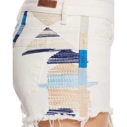  BLANKNYC Astor Embroidered Denim Shorts in Best Coast