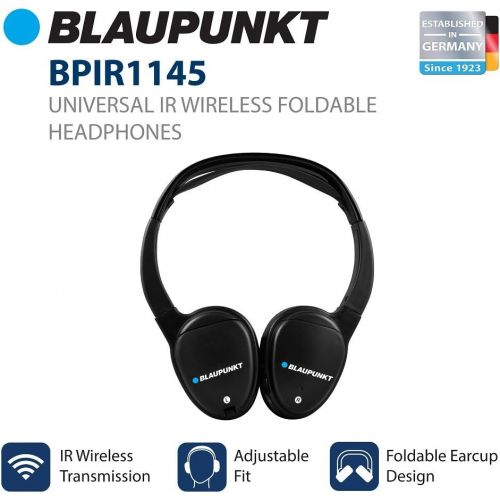  [아마존베스트]Blaupunkt BPIR1145 Universal IR Wireless Foldable Headphones