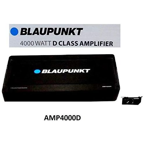  BLAUPUNKT AMP4000D 4000W Max 1-CH Monoblock Class D Stereo Car Audio Amplifier