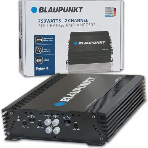  BLAUPUNKT 750W 2-Channel, Full-Range Amplifier (AMP7502)