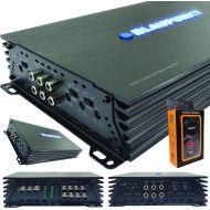 Blaupunkt AMP1404 Car Audio 4-Channel Amp Amplifier 1500 Watts Max Peak Power with Gravity Magnet Phone Holder Bundle