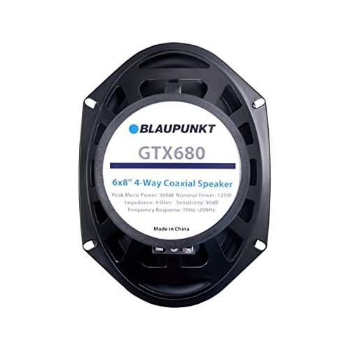  Blaupunkt 6 x 8-Inch 300W 4-Way Coaxial Car Audio Speaker, Set of 2