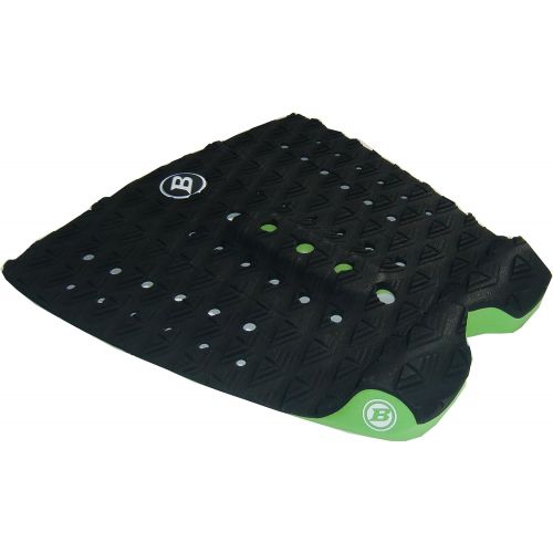  BLOCK SURF USA surfboard traction tail pad stomp pad 3 piece 7MM ARCH BLACKHAWK GREENBLACK