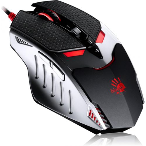  BLOODY TL80 Termin8r Ultra-Core Laser Gaming Mouse Light Strike (LK) Optical Switch & Scroll - Shift Lever and 8 Programmable Buttons with Advanced Macros - XGlide Armored Mouse Feet - US