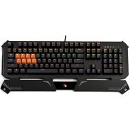 Bloody Gaming B740S Wired Optical Gaming Keyboard with Ergonomic Wrist Rest ? Quiet & Satisfying Switch Keyboard - LED Backlit Illuminated Keys ? Water/Splash Resistant - [Black Sw