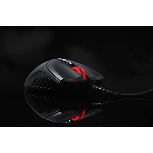  [아마존베스트]Bloody SP30 Ergonomic Optical Switch Gaming Mouse - Fastest Mouse Switch in Gaming - Enthusiast Grade 3360 Sensor - 8 Programmable Buttons - Non-Slip Rubberized Black - 12,000 DPI