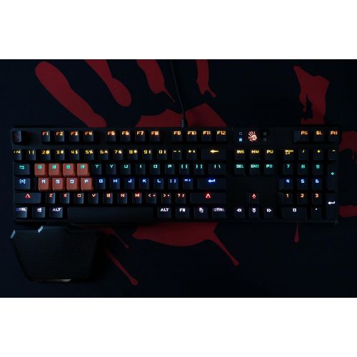  BLOODY Bloody B720 Light Strike LK Optical Mechanical Gaming Keyboard - Neon LED Backlit - LK Black Switches