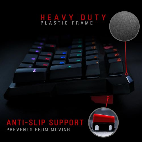  BLOODY Bloody B720 Light Strike LK Optical Mechanical Gaming Keyboard - Neon LED Backlit - LK Black Switches