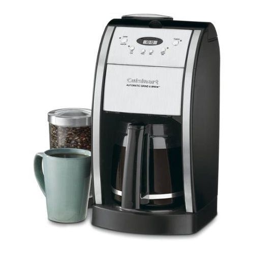  BLOSSOMZ Cuisinart Grind & Brew 12-Cup Automatic Coffeemaker, Features Built In Grinder, 12 Cup Carafe with Ergonomic Handle, Dripless Spout and Knuckle Guard, with Pause N Brew Option, 24