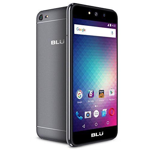  BLU A5 Energy - 5.0” Unlocked Smartphone with 4,000 mAh Battery -Grey