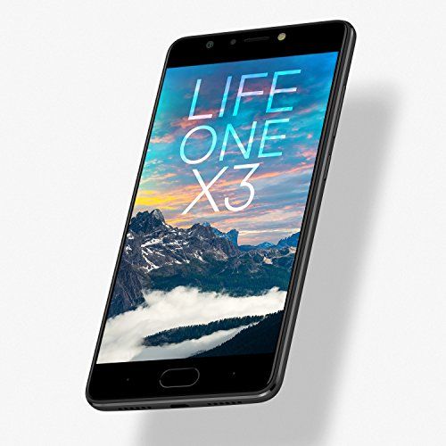  BLU Life One X3  4G LTE Unlocked Smartphone with 5,000mAh Monster Battery -Black