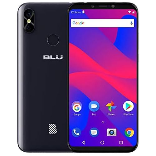  [아마존베스트]BLU Studio Mega 2018-6.0” HD Unlocked Smartphone with Dual Main Camera -Black