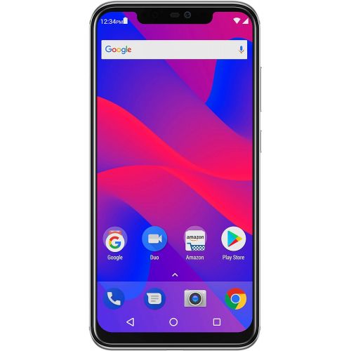  [아마존베스트]BLU VIVO XI+ - 6.2” Full HD+ Smartphone GSM Unlocked and Verizon Compatible, 128GB+6GB RAM, AI Dual Cameras -Silver