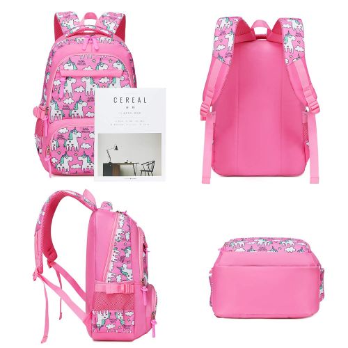  BLUBOON Backpack for School Girls Teens Bookbag Set Glittering 15 inches Laptop Daypack (Off White-0024)