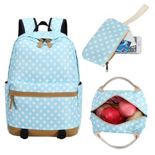  BLUBOON School Backpack for Boys Teens Bookbag Travel Daypack Kids Girls Lunch Bag Pencil Case