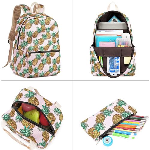  BLUBOON School Backpack for Boys Teens Bookbag Travel Daypack Kids Girls Lunch Bag Pencil Case