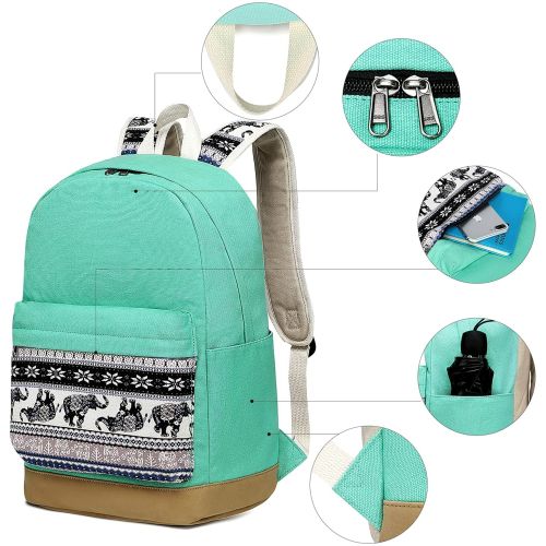  BLUBOON School Backpack for Boys Teens Bookbag Travel Daypack Kids Girls Lunch Bag Pencil Case