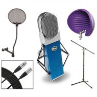 BLUE},description:Special pricing on a fine studio microphone and all of the essential accessories you’ll need to get a quality signal to the board or your interface. Along with yo