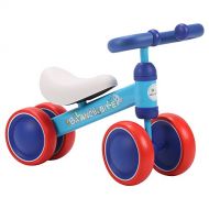 BLUE ISLAND Baby Balance Bikes Scooter Toddler Walker Infant Scooter No Foot Pedal Driving Bike Gift for Child Four Wheels First Bike