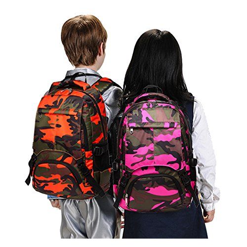  BLUEFAIRY Boys Backpacks for Kids Kindergarten Camo Elementary School Bags Waterproof Lightweight Gifts Presents for Kids (Camouflage Blue)