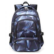 BLUEFAIRY Kids School Bags for Boys Backpacks Elementary Kindergarten Bookbags Lightweight Durable (Black,Blue)