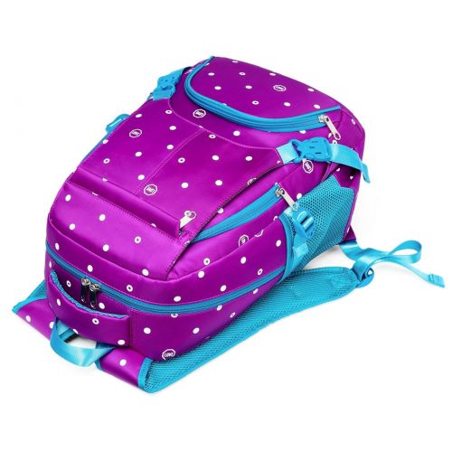  BLUEFAIRY Hearts Print School Backpacks For Girls Kids Elementary School Bags Bookbag