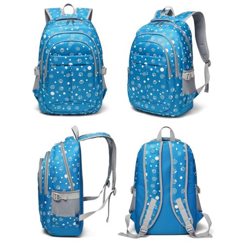  BLUEFAIRY Hearts Print School Backpacks For Girls Kids Elementary School Bags Bookbag