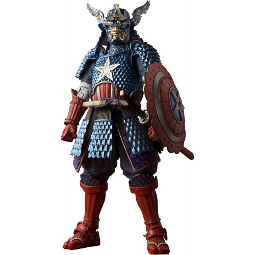  Tamashii Nations Bandai Meisho Manga Realization Samurai Captain America Action Figure