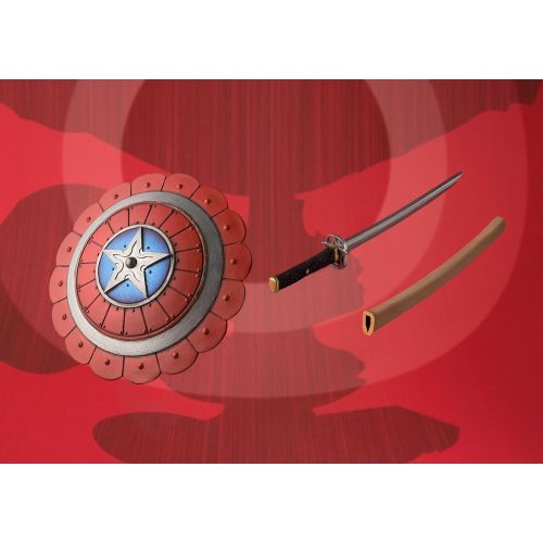  Tamashii Nations Bandai Meisho Manga Realization Samurai Captain America Action Figure