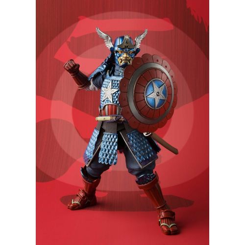  Tamashii Nations Bandai Meisho Manga Realization Samurai Captain America Action Figure