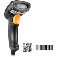 BLUEHRESY Bluehresy 2D Barcode Scanner USB Wired 1D 2D Datamatrix PDF417 QR Code Handheld Reader for Screen and Printed Bar Code Scan, Works with Windows Mac and Linux PC POS