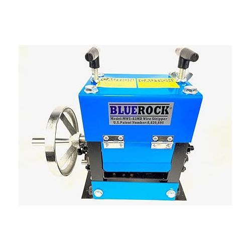  BLUEROCK Tools MWS-83MD Compact Manual Recycling Wire Stripping Machine Copper Stripper