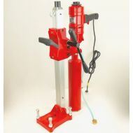 [아마존베스트]4 Z-1WS CORE DRILL by BLUEROCK Tools 2 SPEED W/STAND CONCRETE CORING WITH: 1,2,3,4 DIAMOND WET CORE BITS