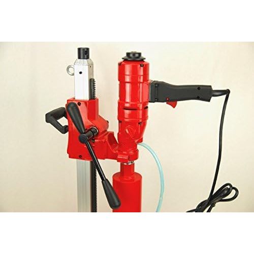  [아마존베스트]4 Z-1WS CORE DRILL by BLUEROCK Tools 2 SPEED W/STAND CONCRETE CORING WITH: 1,2,3,4 DIAMOND WET CORE BITS