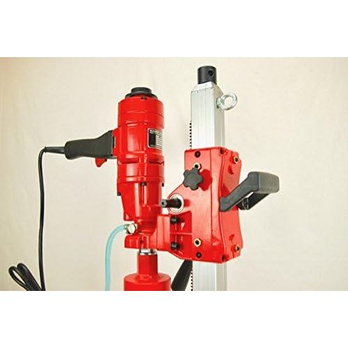  [아마존베스트]4 Z-1WS CORE DRILL by BLUEROCK Tools 2 SPEED W/STAND CONCRETE CORING WITH: 1,2,3,4 DIAMOND WET CORE BITS