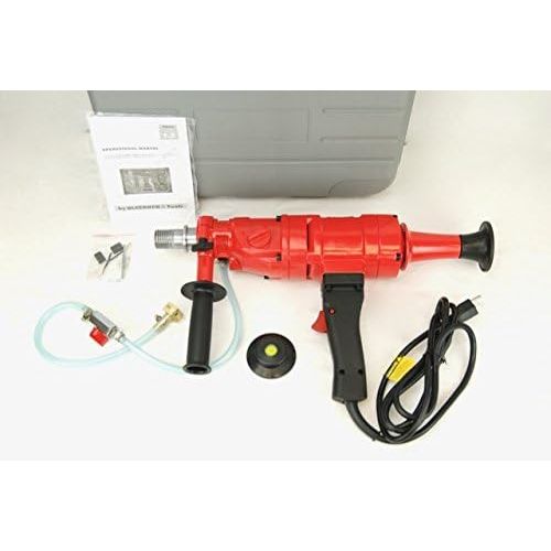  [아마존베스트]4 CONCRETE CORING DRILL 4 Z-1 CORE DRILL 2 SPEED by BLUEROCK TOOLS Z1 WITH DURABLE CARRYING CASE + 2 BITS UP TO 4