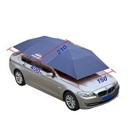 BLUEROSE FirnFose New Quick Opening Automatic Sun Shelters Remote Control Car Tent Anti-UV Sun Shade Awning for All Models Flattop Car Umbrella blue color