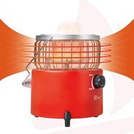 BLUU Scorch 2 in 1 Camping Outdoor Propane Heater & Stove, Gas Stove Camp Garage Tent Hunting Blind Heater for Ice Fishing Backpacking Hiking Hunting Survival Emergency (Red)
