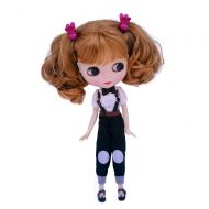 BLYTHE 1/6 BJD Doll is Similar to Neo Blythe, 4-Color Changing Eyes Matte Face and Ball Jointed Body, 12 Inch Customized Dolls Can Changed Makeup and Dress DIY, Nude Doll Sold Exclude Clo
