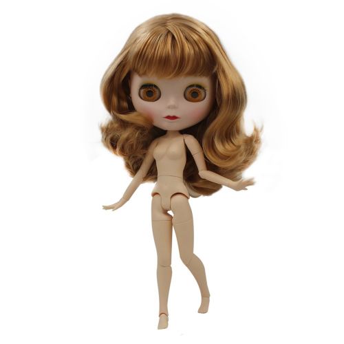 블라이스 BLYTHE 1/6 BJD Doll is Similar to Neo Blythe, 4-Color Changing Eyes Matte Face and Ball Jointed Body, 12 Inch Customized Dolls Can Changed Makeup and Dress DIY, Nude Doll Sold Exclude Clo