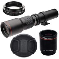 BM Premium Power 500mm/1000mm f/8 Manual Telephoto Lens for Canon EOS R, EOS R5, EOS R6, EOS RP Digital Cameras
