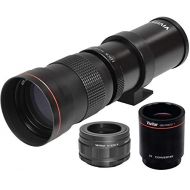 BM Premium High-Power 420-1600mm f/8.3 Manual Telephoto Zoom Lens for Canon EOS R, EOS R5, EOS R6, EOS RP Digital Cameras