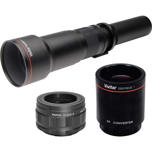 BM Premium High-Power 650mm-2600mm f/8 Manual Telephoto Lens for Canon EOS R, EOS R5, EOS R6, EOS RP Digital Cameras
