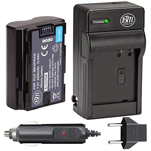  BM Premium NP-W235 Battery and Battery Charger for FujiFilm X-T4 Digital Camera